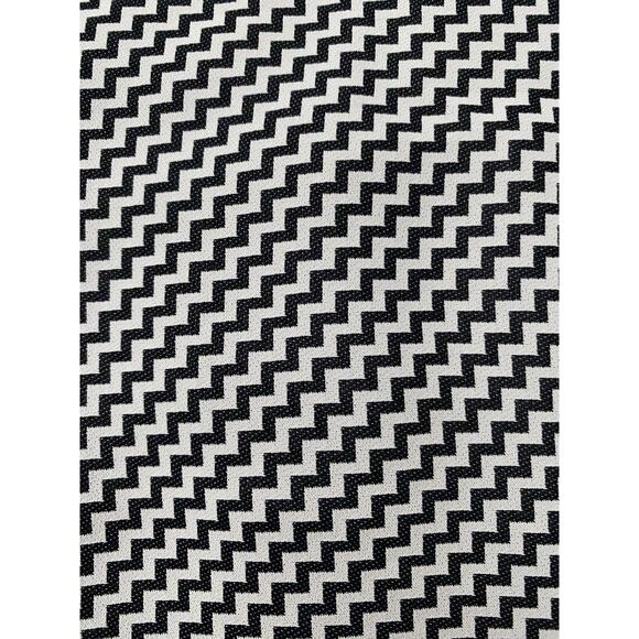 VERSUS by GIANNI VERSACE Blazer Jacket Zig Zag Stripe White Black 36 50 M Vintag - Picture 7 of 11